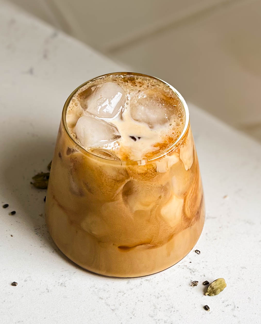 Dirty Iced Chai Tea Latte
