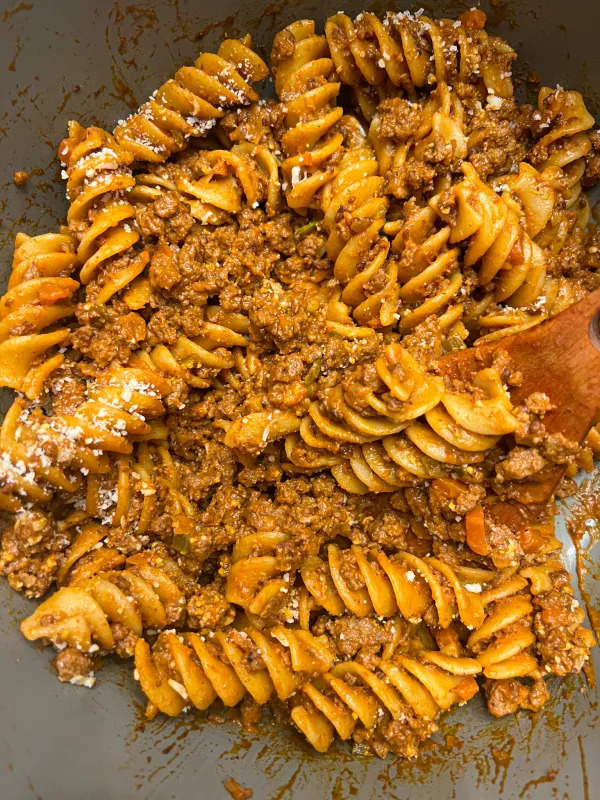 Fusilli Bolonez Potamya(glutensiz)